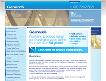 Tablet Screenshot of gerrardsonline.co.uk